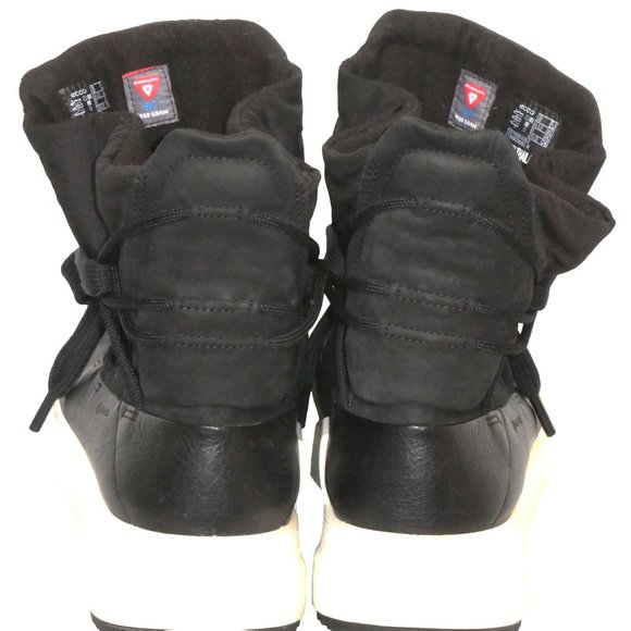 ECCO WOMEN'S SOLICE MID GTX BOOTS Black and White Size 39 - Picture 10 of 11
